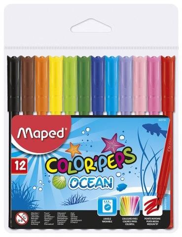 Marc. Escolar Maped Color Peps Ocean Cx.12