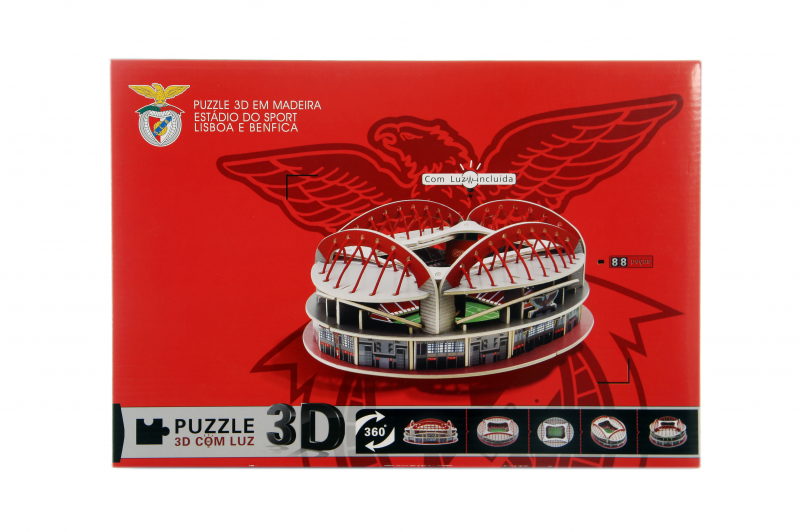 Puzzle 3D em Madeira- Estádio do Sport Lisboa e Benfica