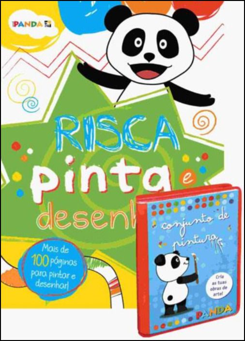 PANDA E OS CARICAS Livro para Colorir, A4, 20 Folhas - 802431 em