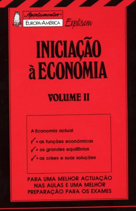 Iniciação à Economia - Vol. II