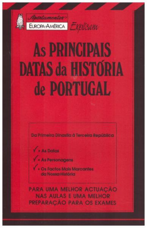 As Principais Datas da História de Portugal