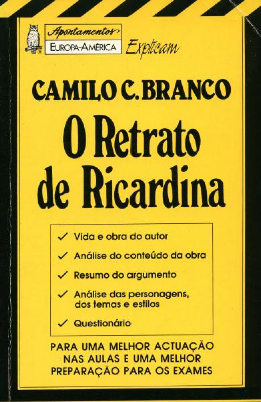 O Retrato de Ricardina - Camilo Castelo Branco