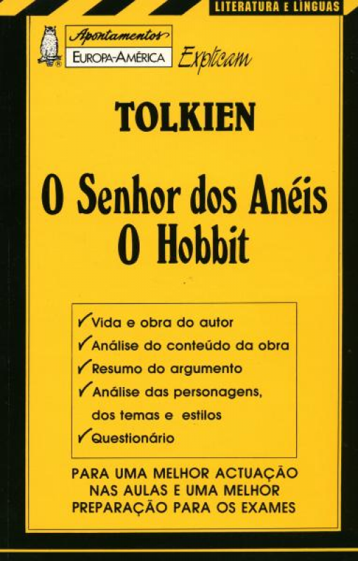 O Senhor dos Anéis e o Hobbit - Tolkien