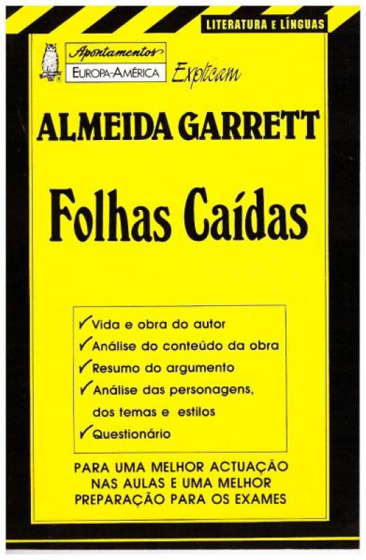 Folhas Caídas - Almeida Garrett