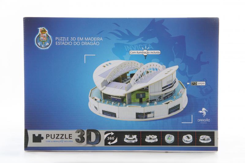 Puzzle 3D em Madeira - Estádio do Dragão