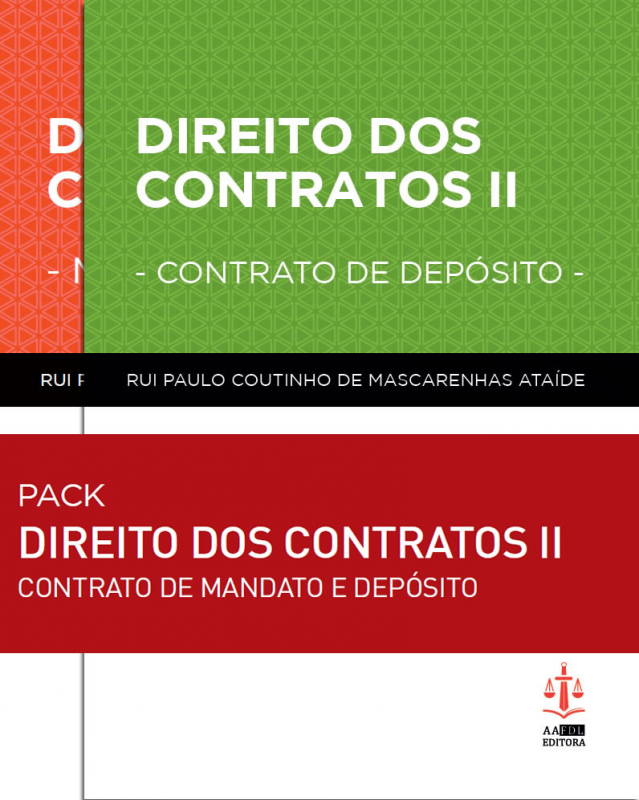 Pack Direito dos Contratos II - Contrato de Mandato e Depósito
