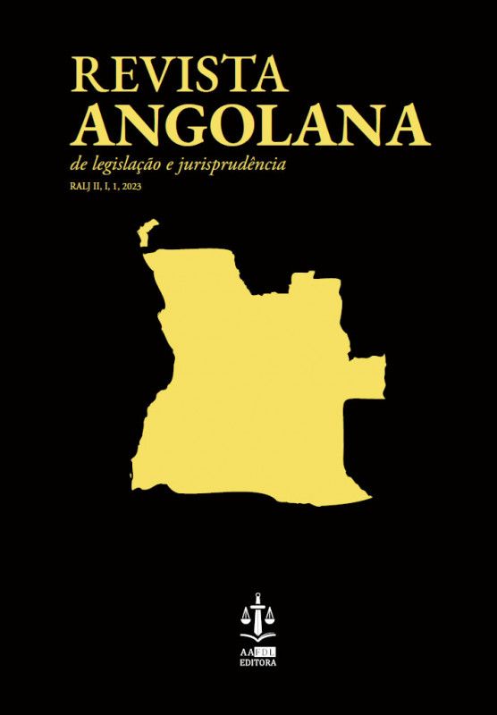 Revista Angolana de Legislação e Jurisprudência II, I - I 2023