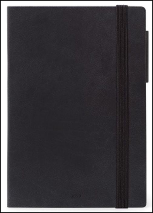 Medium Daily Diary 12 Month 2023 - Black