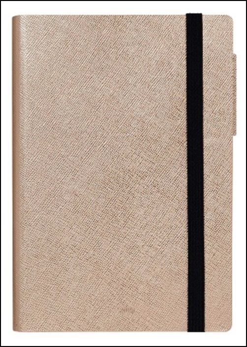 Large Daily Diary 12 Month 2023 - Rose Gold