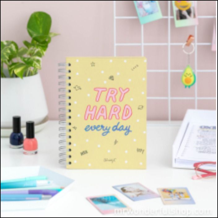 Small Notebook - Try Hard Every Day