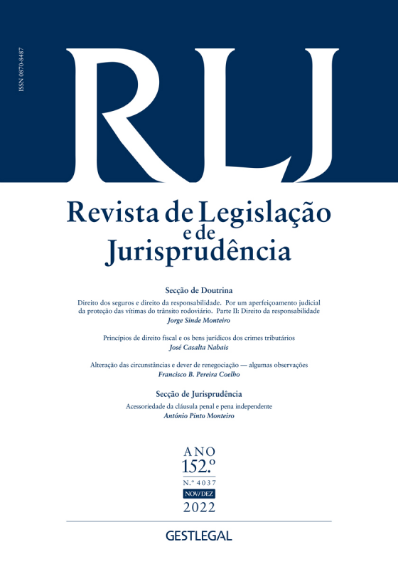 Revista de Legislação e de Jurisprudência - Ano 152.º - N.º 4037