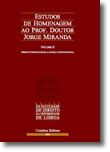 Estudos de Homenagem ao Professor Doutor Jorge Miranda - Volume II