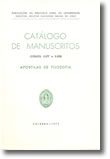 Catálogo de Manuscritos (Códices 2377 a 2528) Apostilas de Filosofia