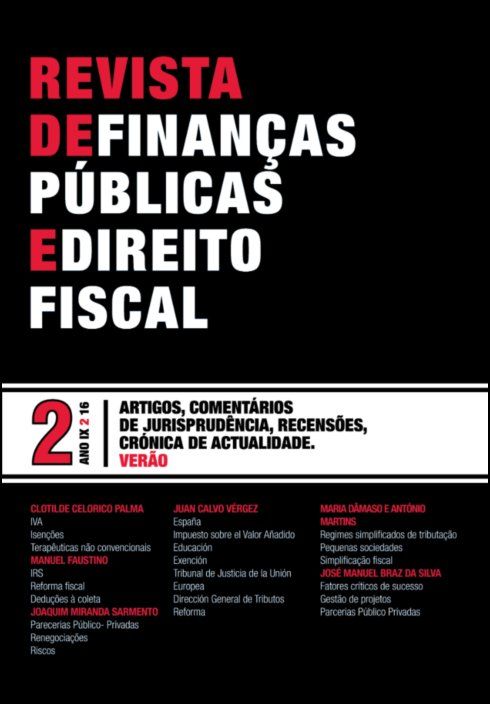 Revista de Finanças Públicas e Direito Fiscal - Ano IX - Número 2 - Verão