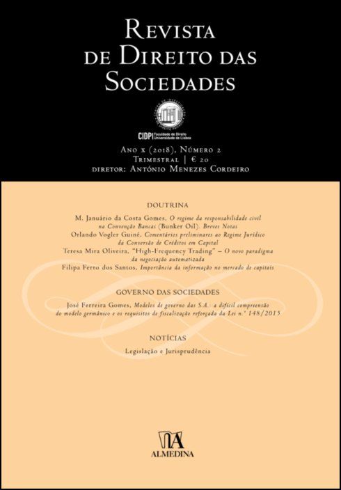 Revista de Direito das Sociedades, Ano X (2018) - Número 2