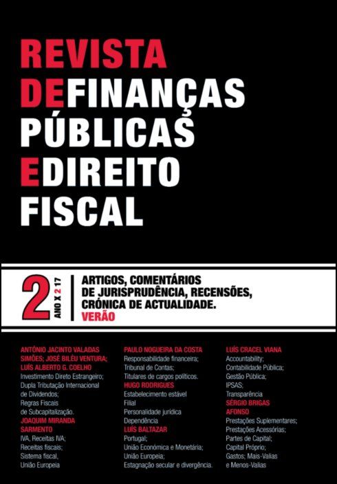 Revista de Finanças Públicas e Direito Fiscal - Ano X - Número 2 - Verão