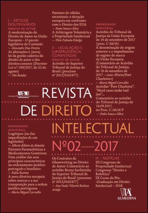 Revista de Direito Intelectual n.º 2 - 2017