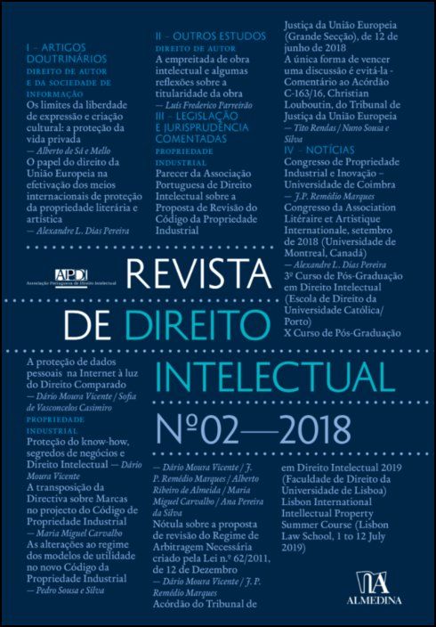 Revista de Direito Intelectual n.º 2 - 2018