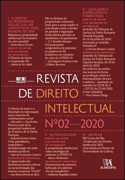 Revista de Direito Intelectual n.º 2 - 2020