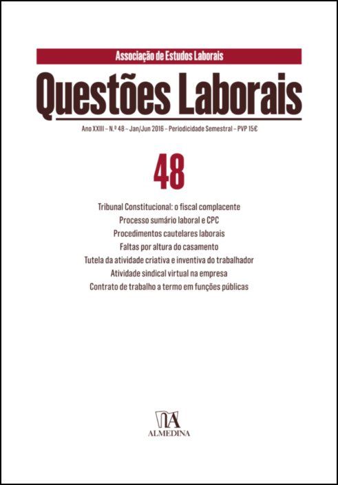Questões Laborais n.º 48