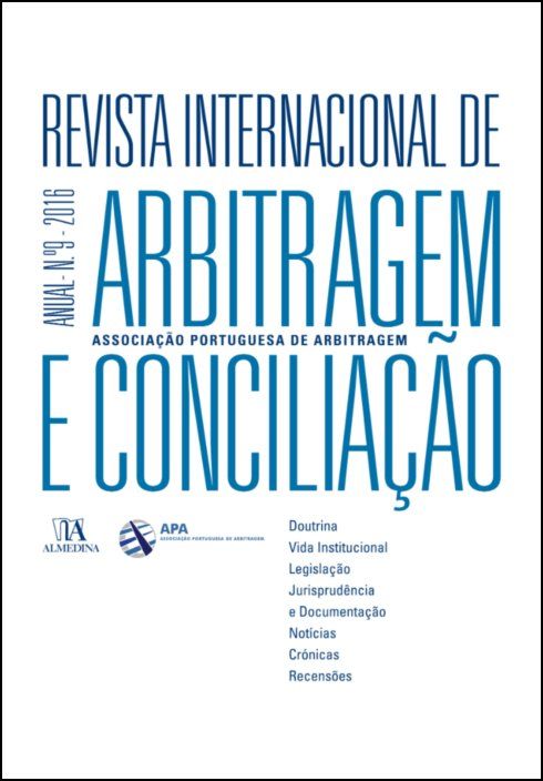 Revista Internacional de Arbitragem e Conciliação - Ano IX - 2016