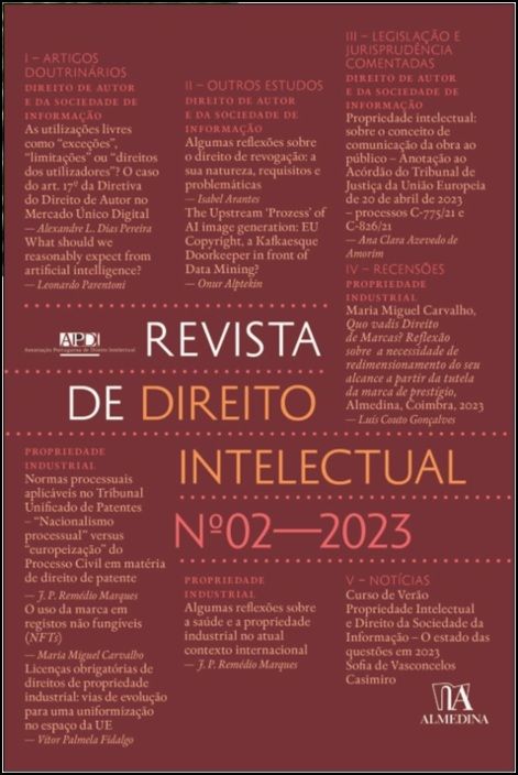 Revista de Direito Intelectual - N.º 2 - 2023