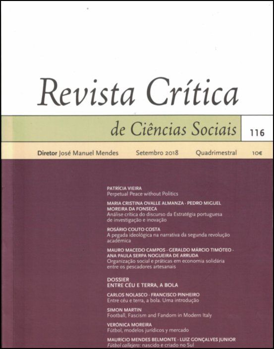 Revista Crítica de Ciências Sociais Nº 116