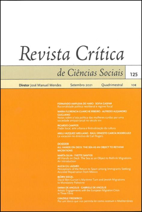Revista Crítica de Ciências Sociais Nº 125