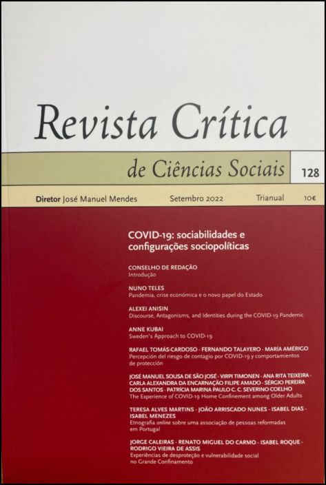 Revista Crítica de Ciências Sociais Nº 128