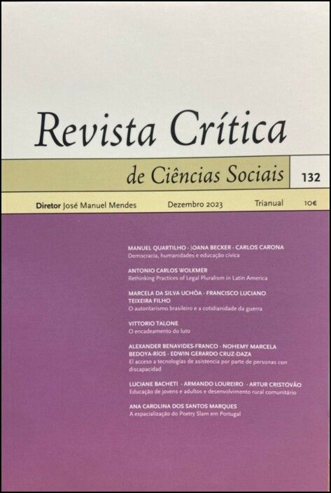 Revista Crítica de Ciências Sociais Nº 132