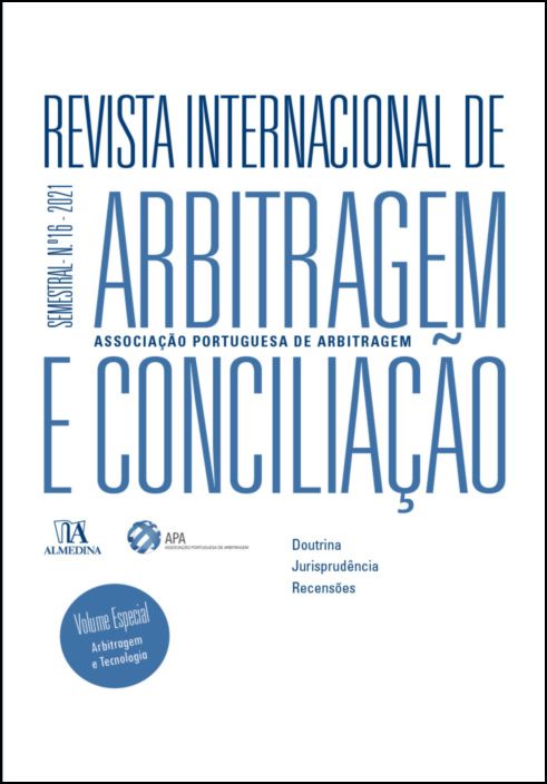 Revista Internacional de Arbitragem e Conciliação - Ano XVI - 2021