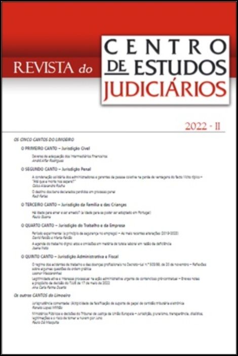 Revista do CEJ  n.º 2 - 2022