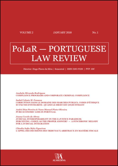 PoLaR Portuguese Law Review - vol. 2 - n.º 1