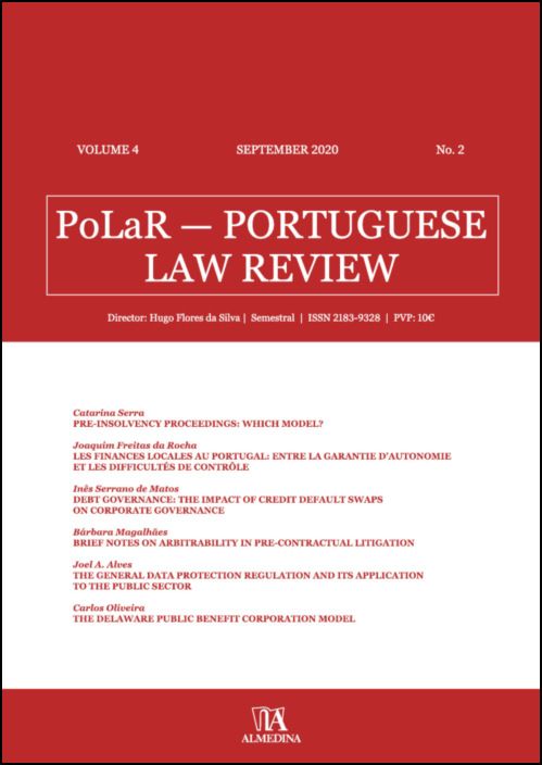 PoLaR Portuguese Law Review - vol. 4 - n.º 2