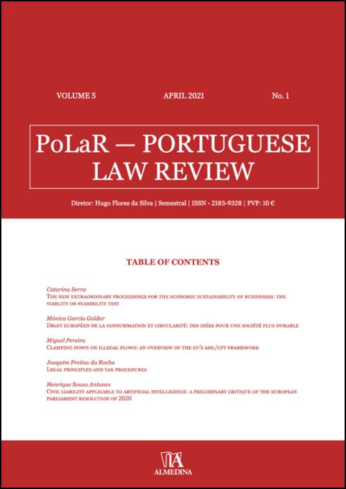 PoLaR Portuguese Law Review - vol. 5 - n.º 1