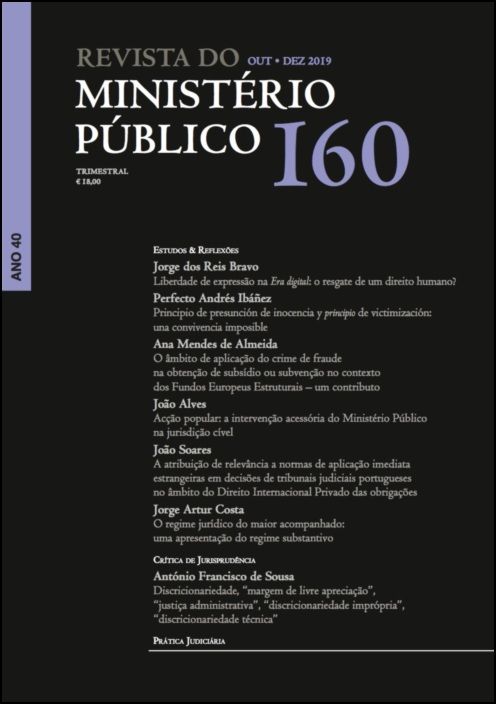 Revista do Ministério Público Nº 160