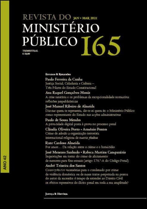 Revista do Ministério Público Nº 165