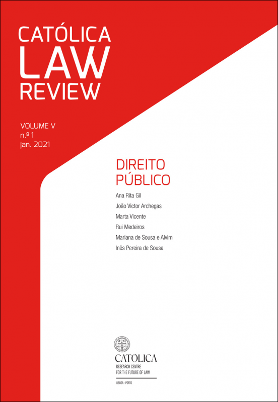 Católica Law Review Vol. 5 - Nº 1 (2021) - Direito Público