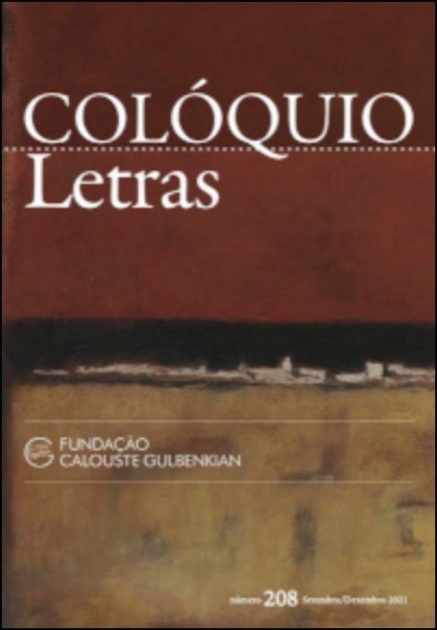 Colóquio Letras Nº 208  (Setembro 2021) - Mário Cláudio