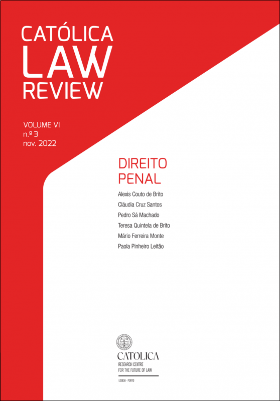 Católica Law Review V. 6 n. 3 (2022): Direito Penal