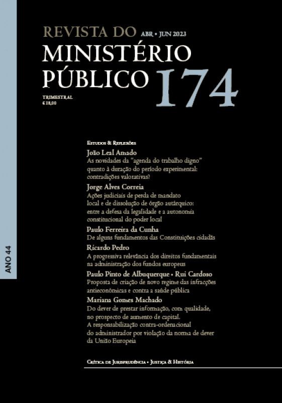 Revista do Ministério Público Nº 174