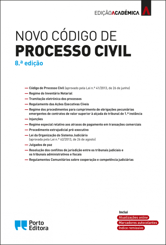 Novo Código de Processo Civil - Edição Académica