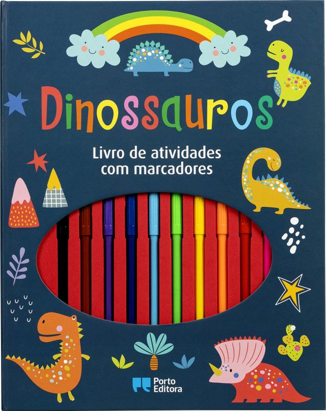 Dinossauros: Livro com Joguinhos - Usborne –