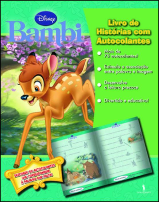 Histórias Com Autocolantes - Bambi