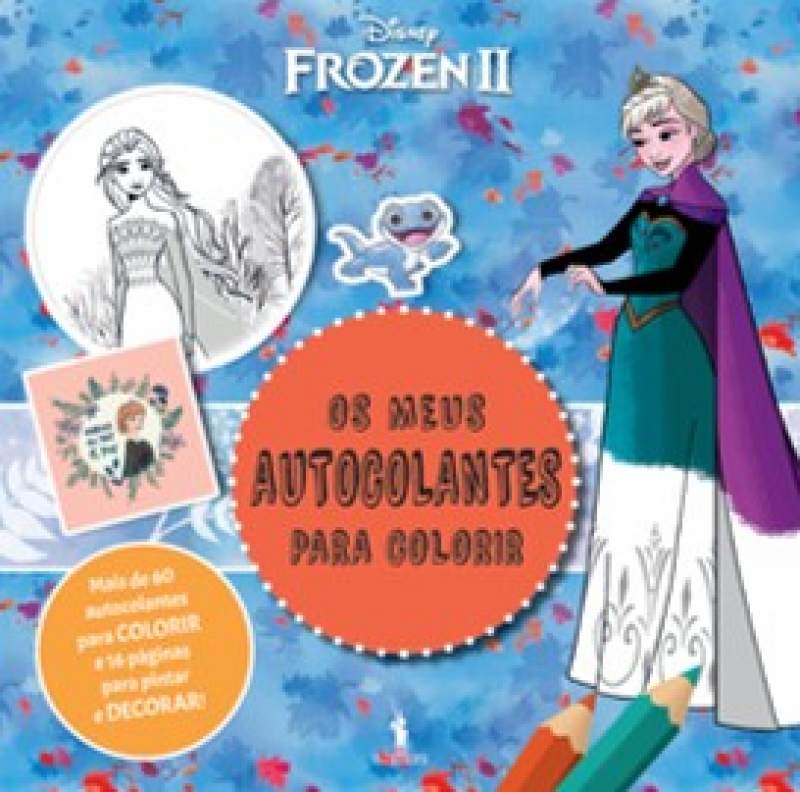 Princesas Disney - Os meus autocolantes para colorir (edição em