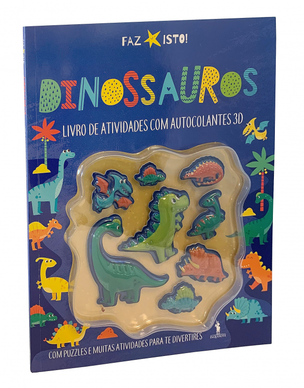 Dinossauros - Livro de atividades com autocolantes 3D