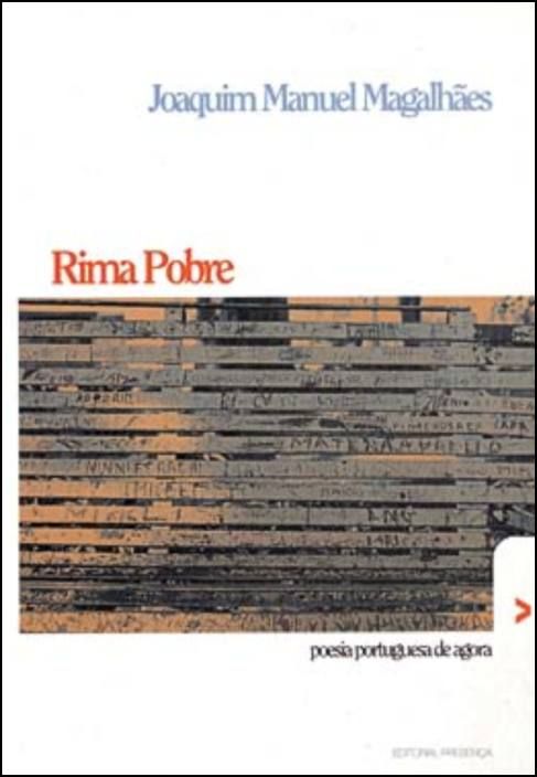 Rima Pobre - Poesia Portuguesa de Agora