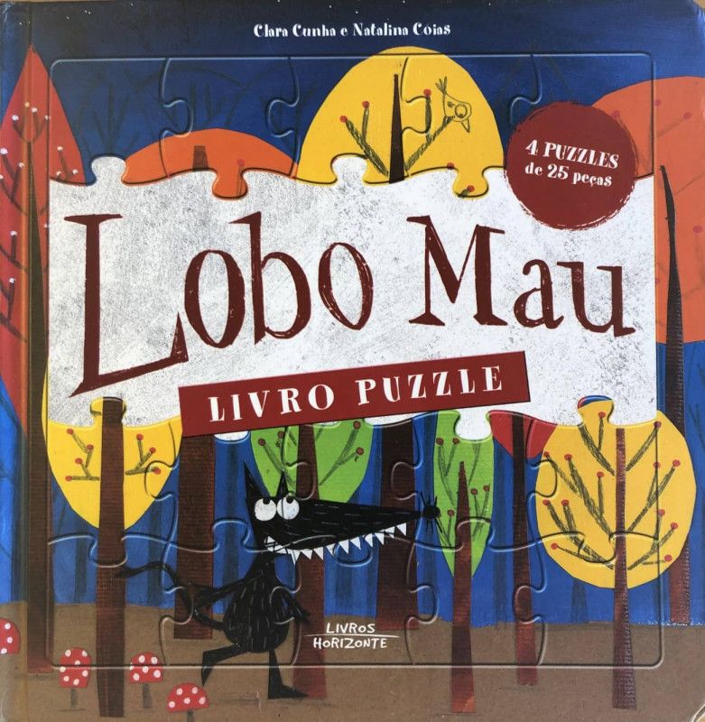 Lobo Mau - Livro Puzzle