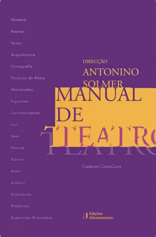 Manual de Teatro - Cadernos ContraCena