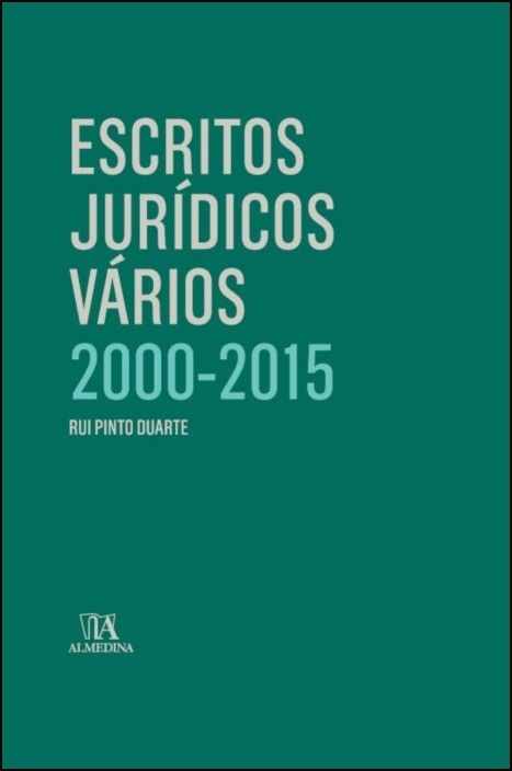 Escritos Jurídicos Vários 2000-2015